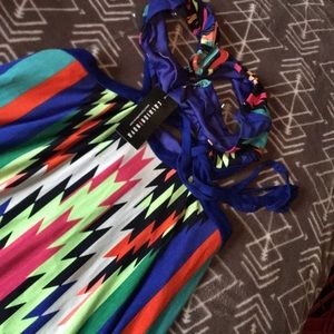 Fashion Nova Dresses - NWT Fashion Nova Cartagena Maxi multicolored dress Fashion Nova Dresses - NWT Fashion Nova Cartagena Maxi multicolored dress